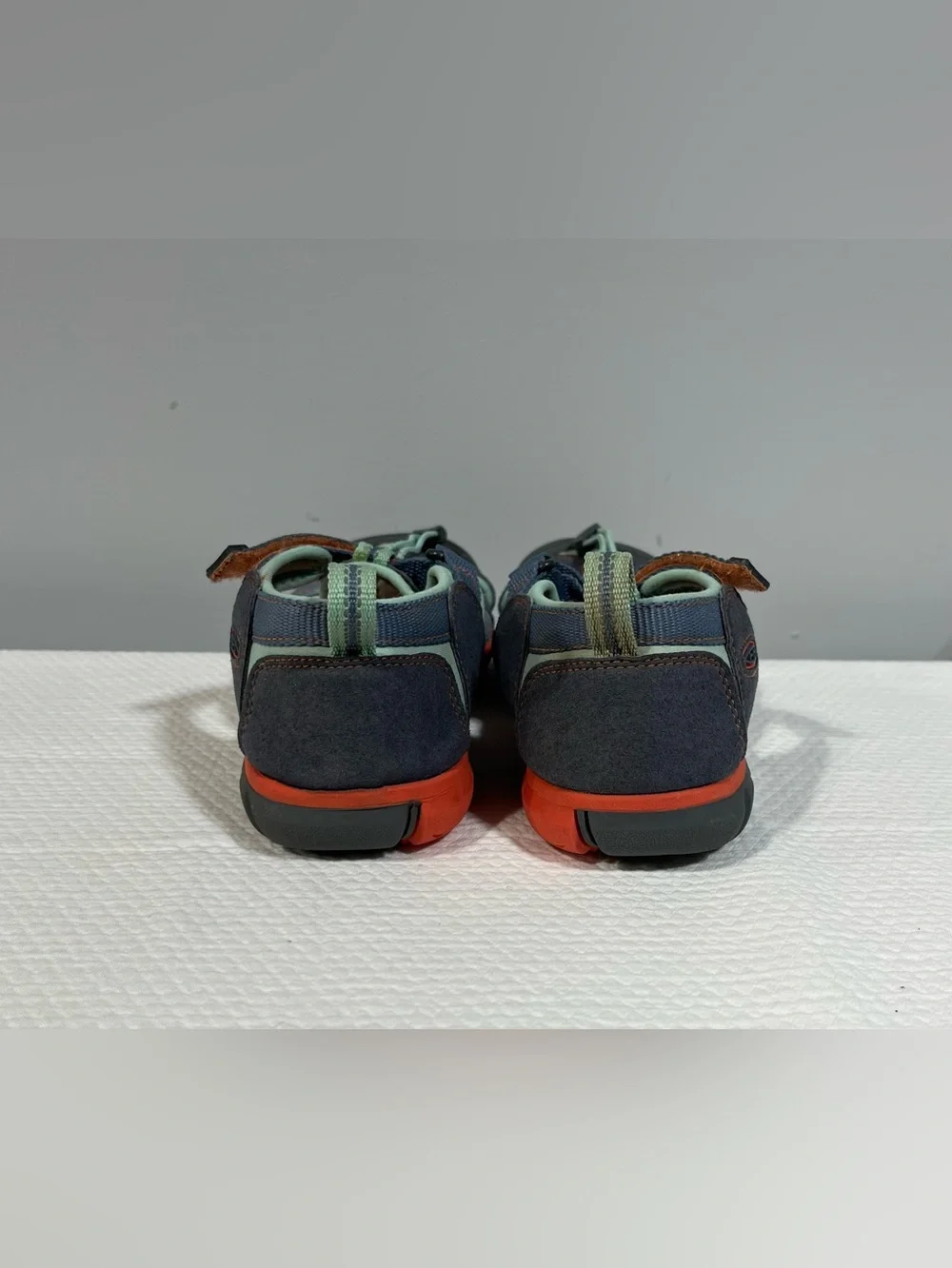 Keen Kids Navy and Mint Green Outdoor Sandals